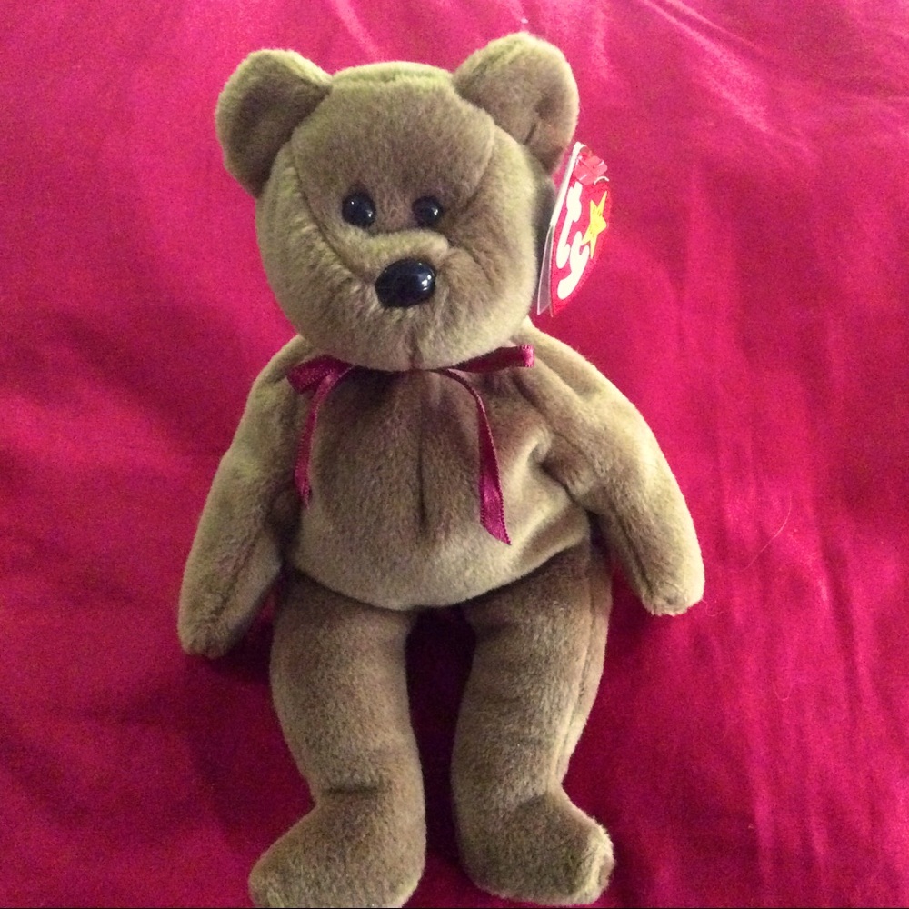 Ty new face Teddy 4th generation mint tags